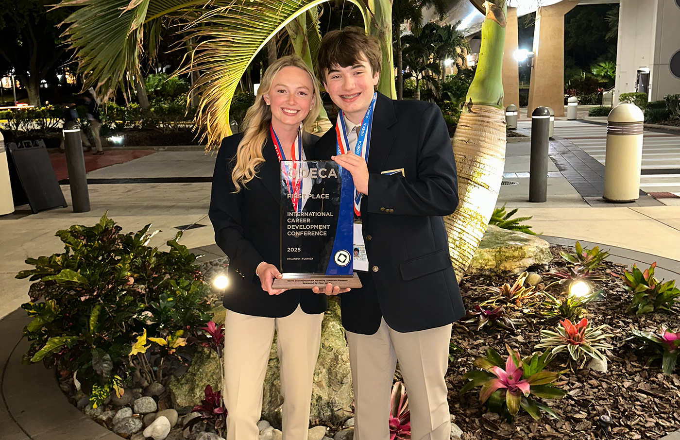 Featured image for “Local Students Win 1st Place at National DECA Competition!”